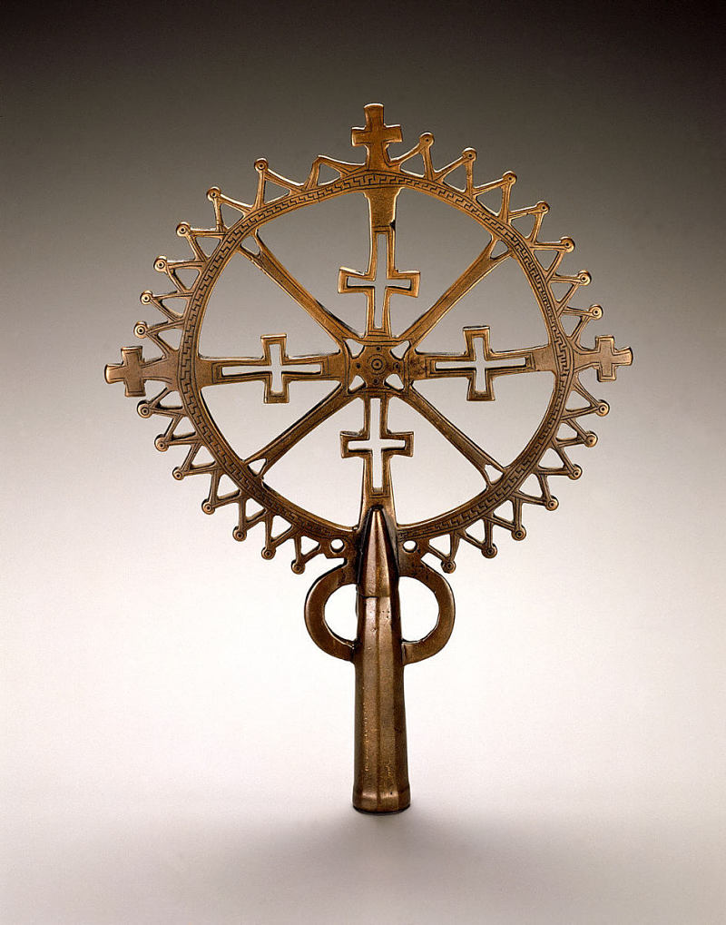 Image of, Ethiopian Orthodox Processional Cross, Fourteenth to Fifteenth Century