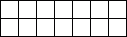A rectangle tiled with 2 rows of 7 square units